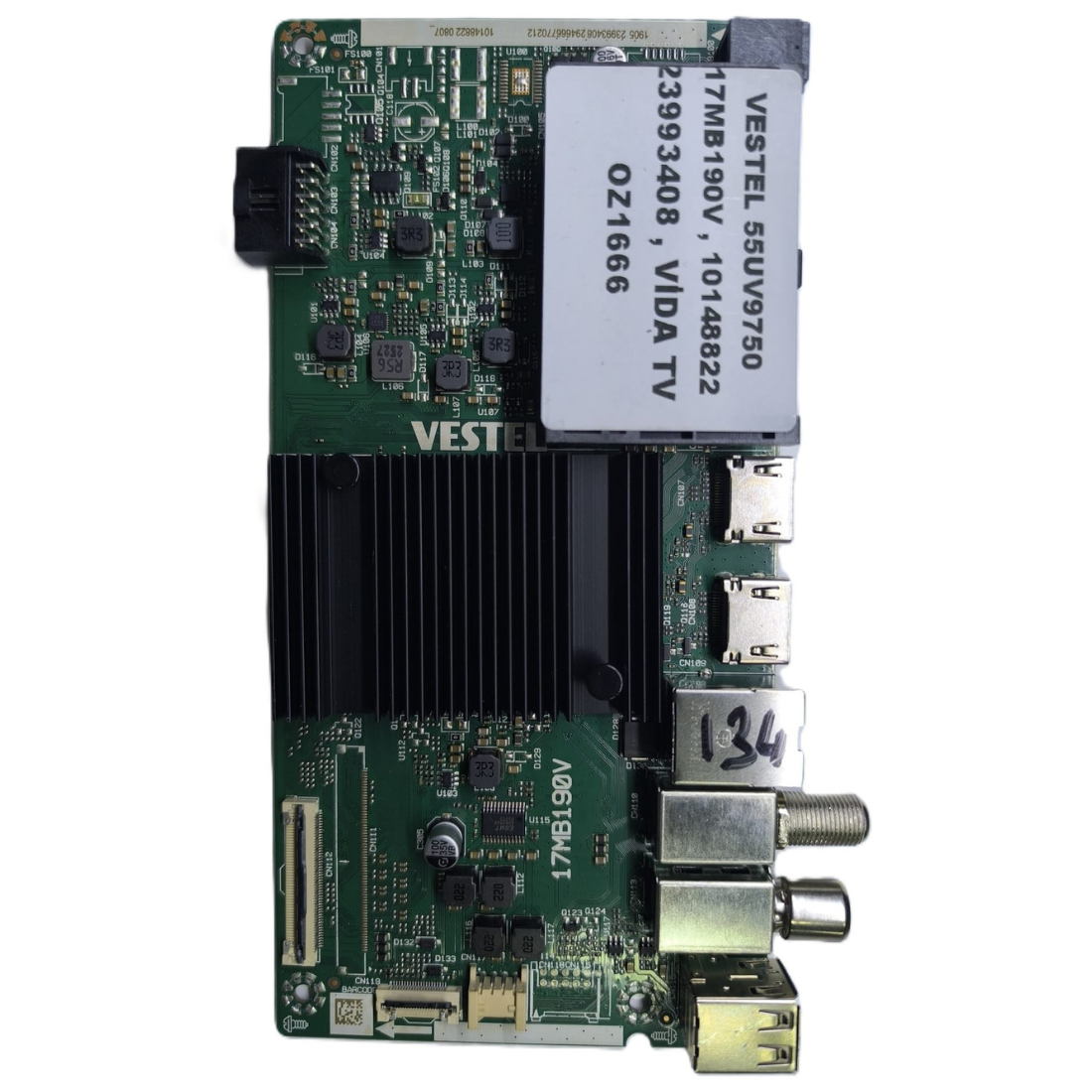 17MB190V , 10148822 , 23993408 , VİDA TV , VESTEL 55UV9750 MAİNBOARD      