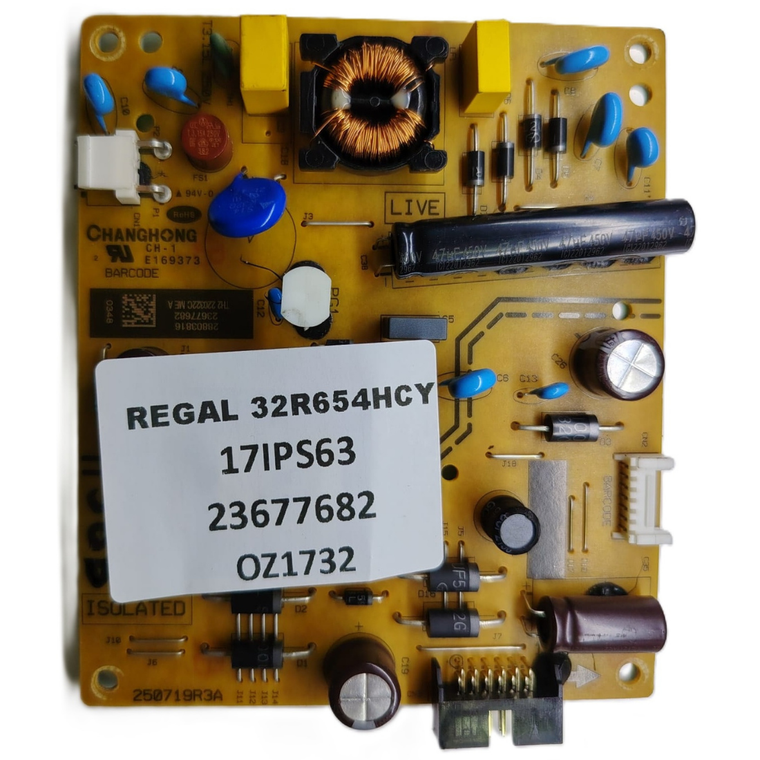 17IPS63 , 23677682 , REGAL 32R654HCY BESLEME KARTI 