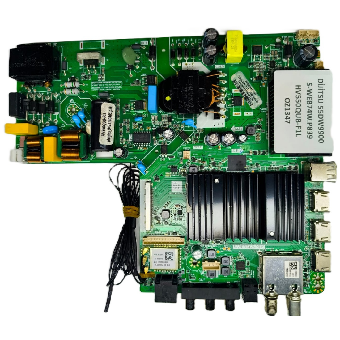 S-WEB74W.P839 , HV550QUB-F1L , DİJİTSU 55DW9900 MAİNBOARD