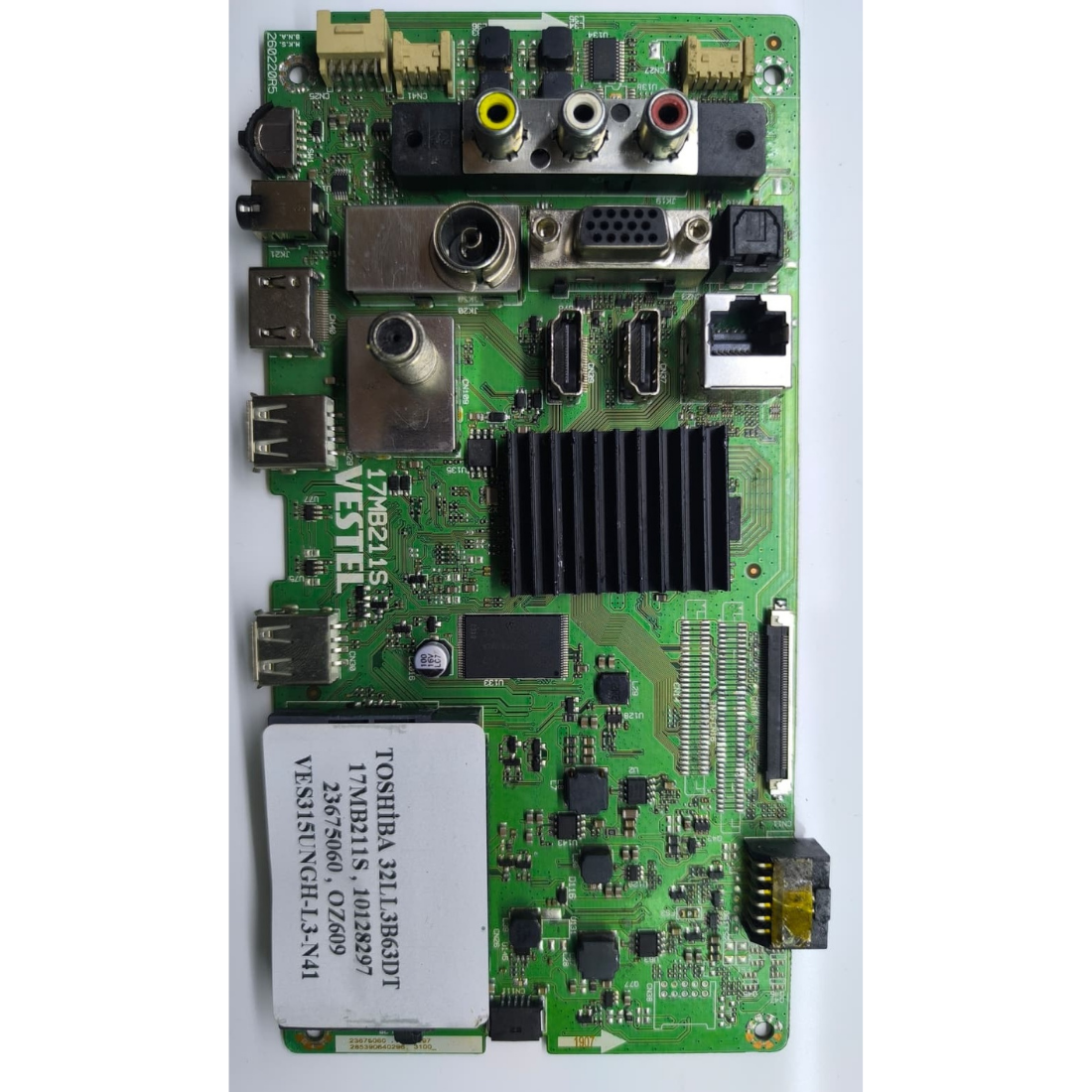 17MB211S , 10128297 , 23675060 , VES315UNGH-L3-N41 , TOSHIBA 32LL3B63DT ANAKART