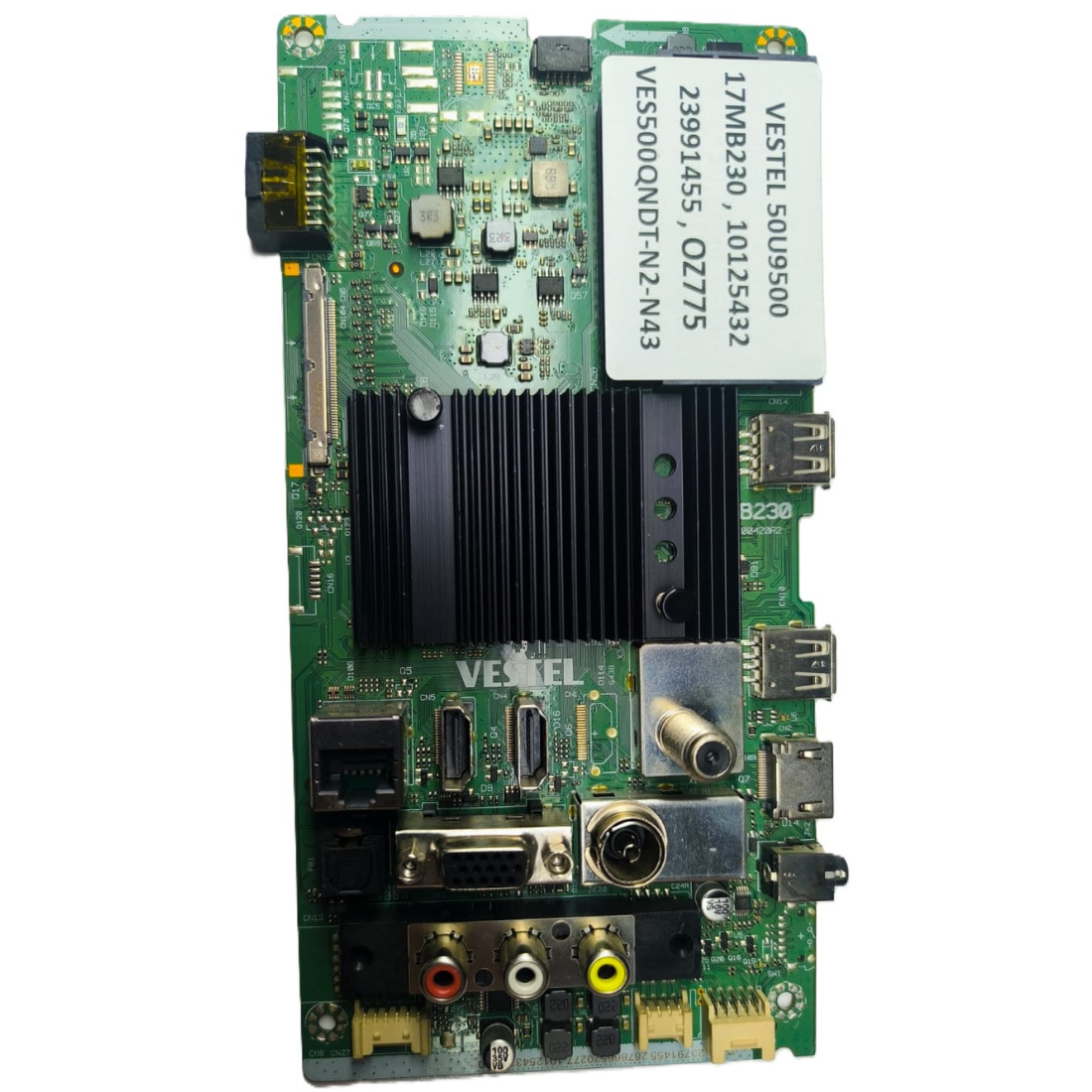 17MB230 , 10125432 , 23991455 , VES500QNDT-N2-N43 , VESTEL 50U9500 MAINBOARD