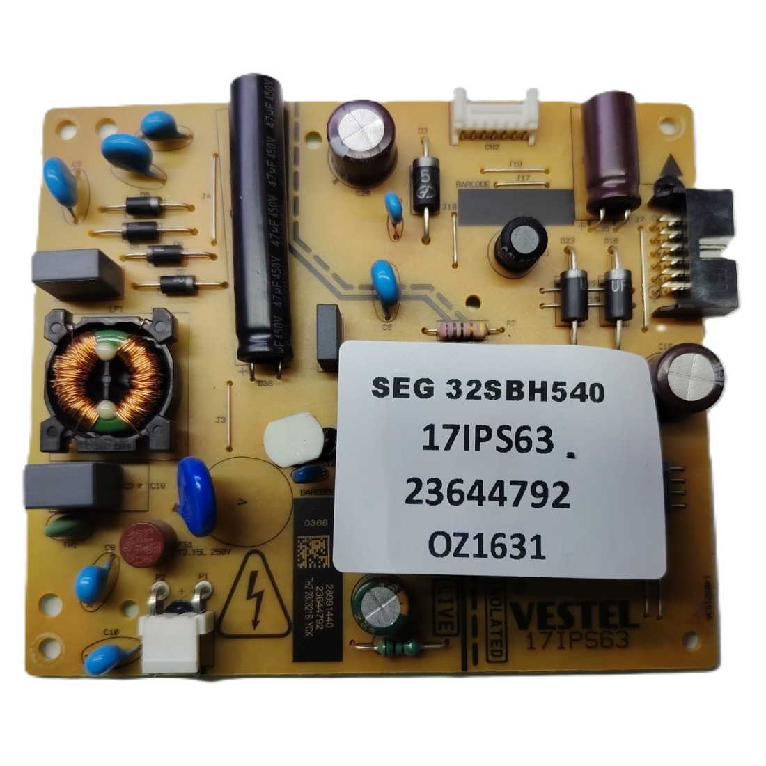 17IPS63 , 23644792 , SEG 32SBH540 BESLEME KARTI      