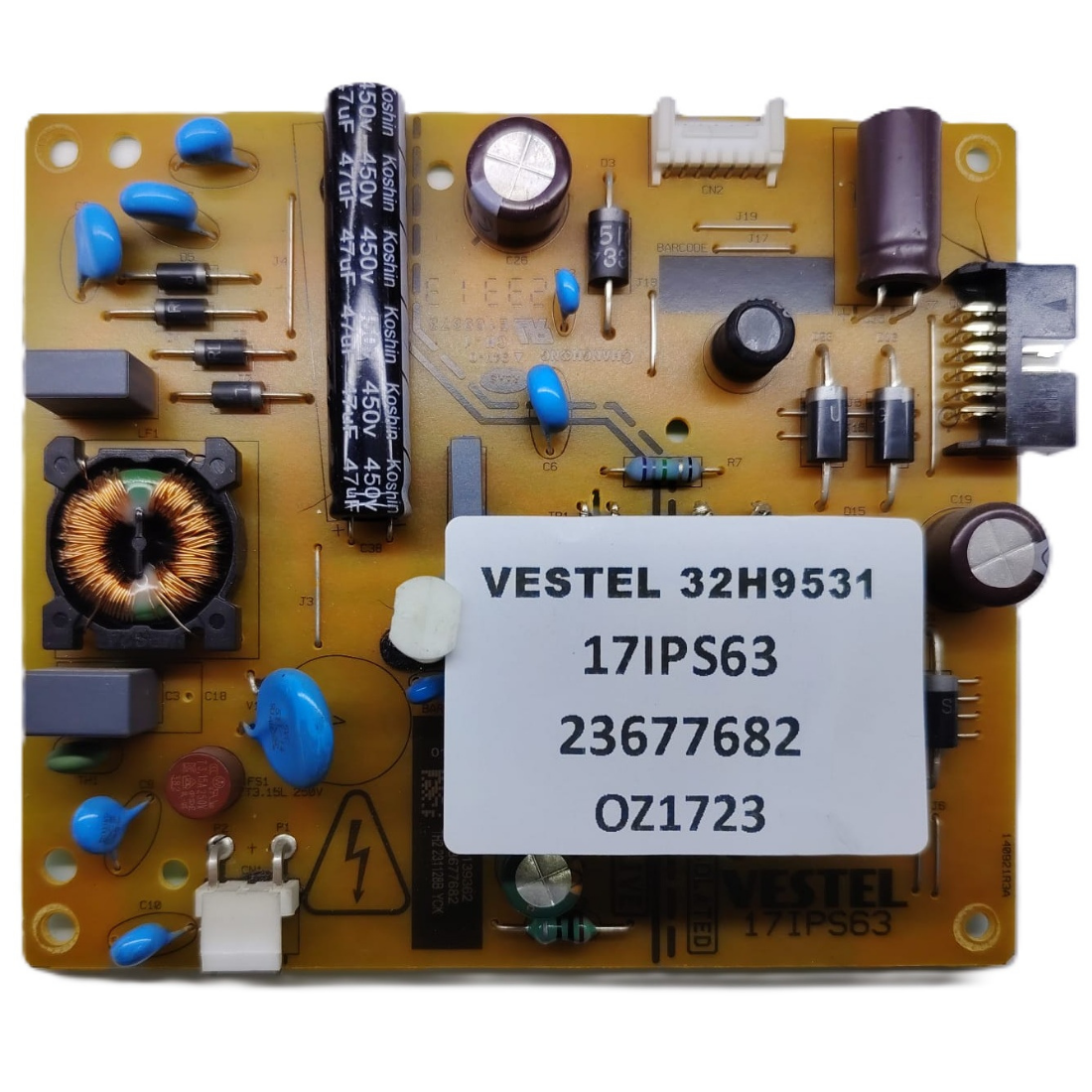 17IPS63 , 23677682 , VESTEL 32H9531 BESLEME KARTI      