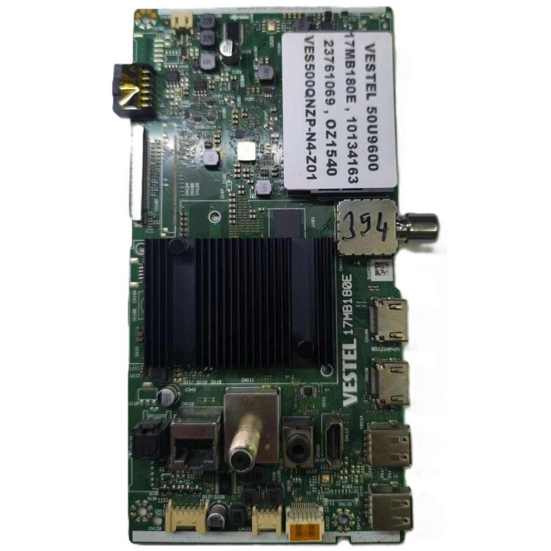  17MB180E , 10134163 , 23761069 , VES500QNZP-N4-Z01 , VESTEL 50U9600 MAİNBOARD 