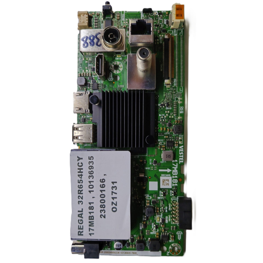 17MB181 , 10136935 , 23800166 , REGAL 32R654HCY MAİNBOARD  