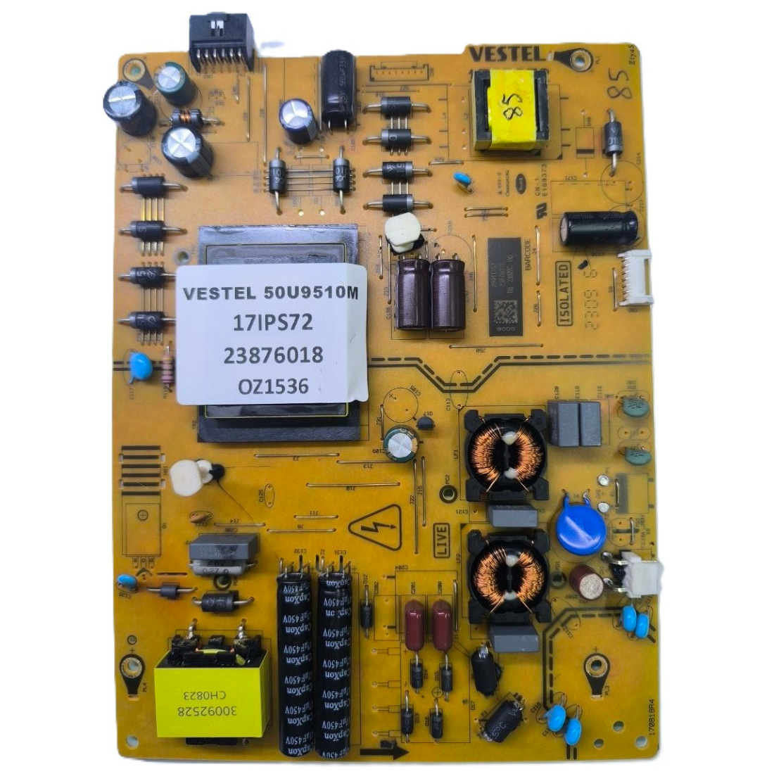 17IPS72 , 23876018 , VESTEL 50U9510M BESLEME KARTI 