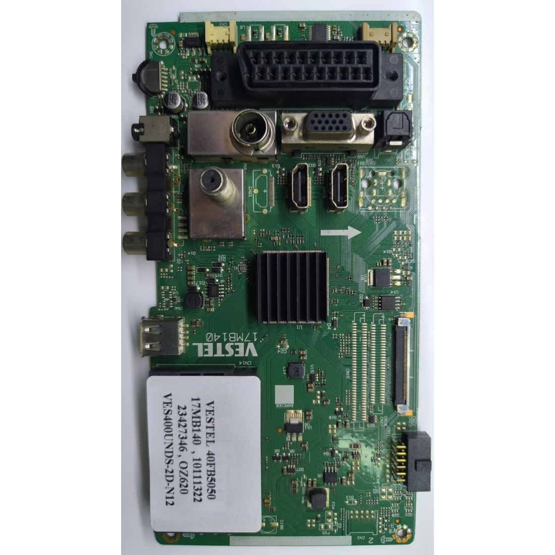 17MB140 , 10111322 , 23427346 , VES400UNDS-2D-N12 , VESTEL 40FB5050 ANAKART