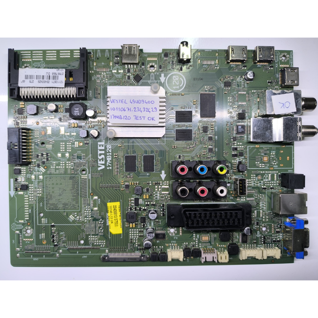 17MB120 , 10110671 , 23432429 , VESTEL 49UD9400 MAİNBOARD