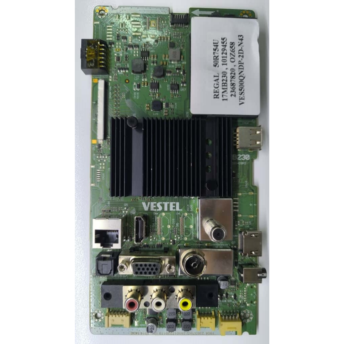 17MB230 , 10129455 , 23687820 , VES500QNDP-2D-N43 , REGAL 50R754U MAINBOARD