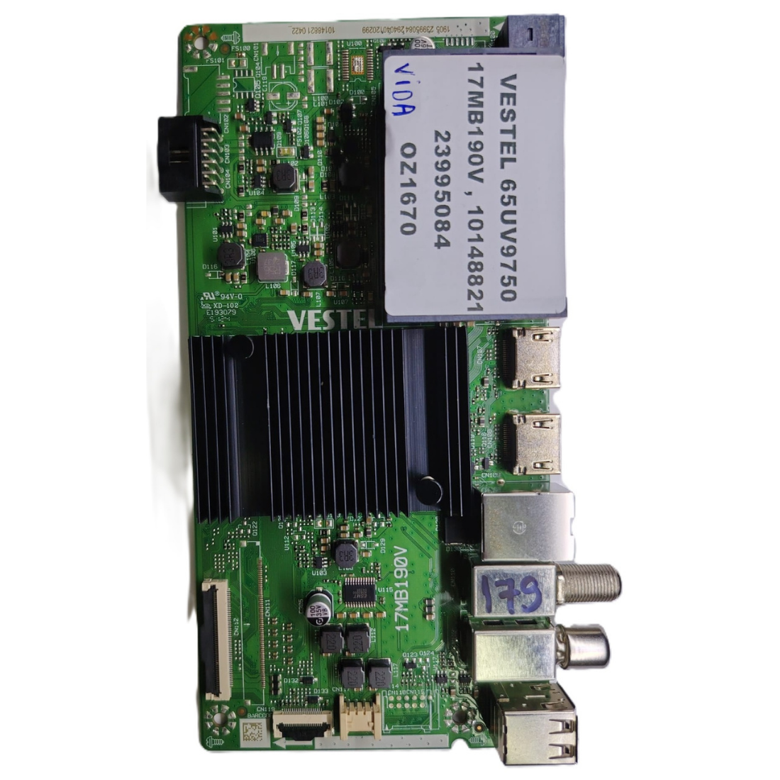 17MB190V , 10148821 , 23995084 , VESTEL 65UV9750 MAİNBOARD            
