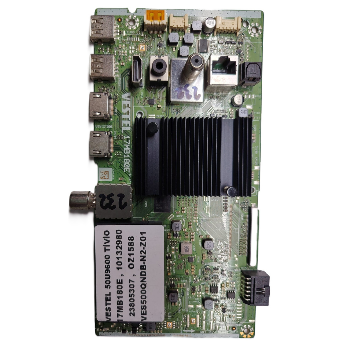 17MB180E , 10132980 , 23605307 , VESTEL 50U9600 TİVİO MAİNBOARD 