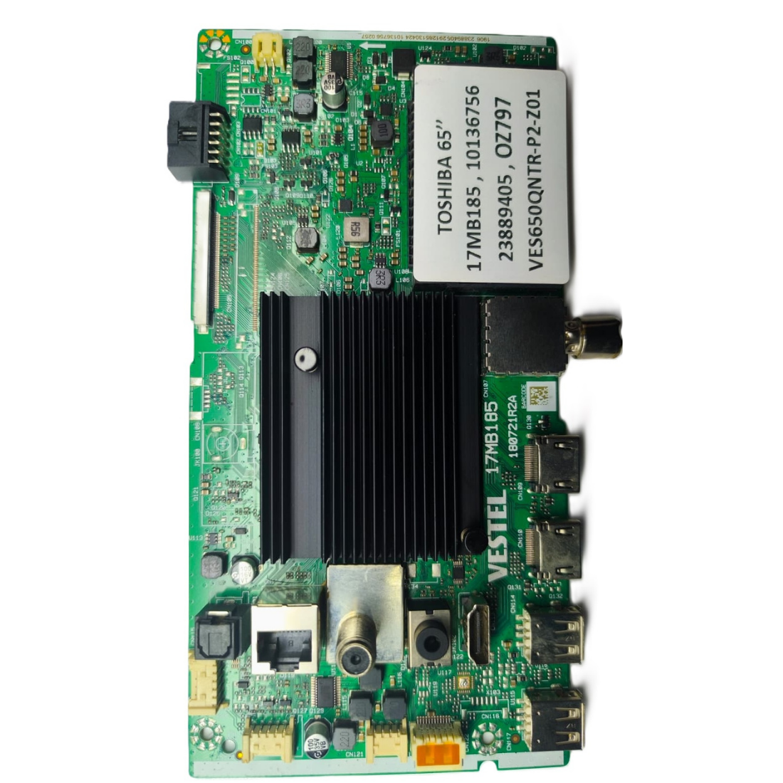 17MB185 , 10136756 , 23889405 , VES650QNTR-P2-Z01 , TOSHIBA 65'' MAINBOARD