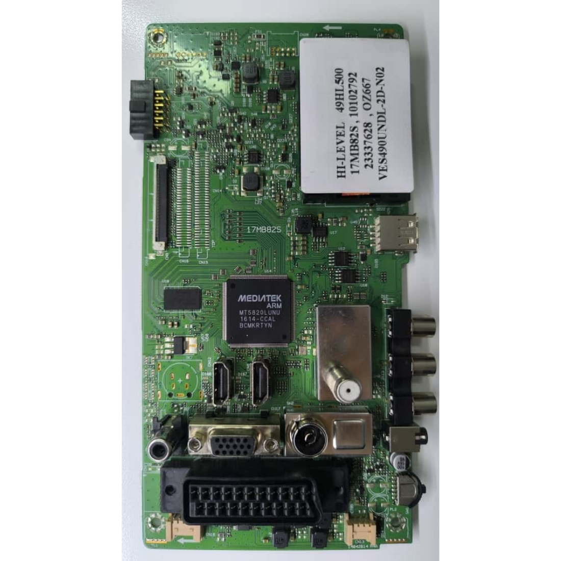 17MB82S , 10102792 , 23337628 , VES490UNDL-2D-N02 , HILEVEL 49HL500 MAINBOARD