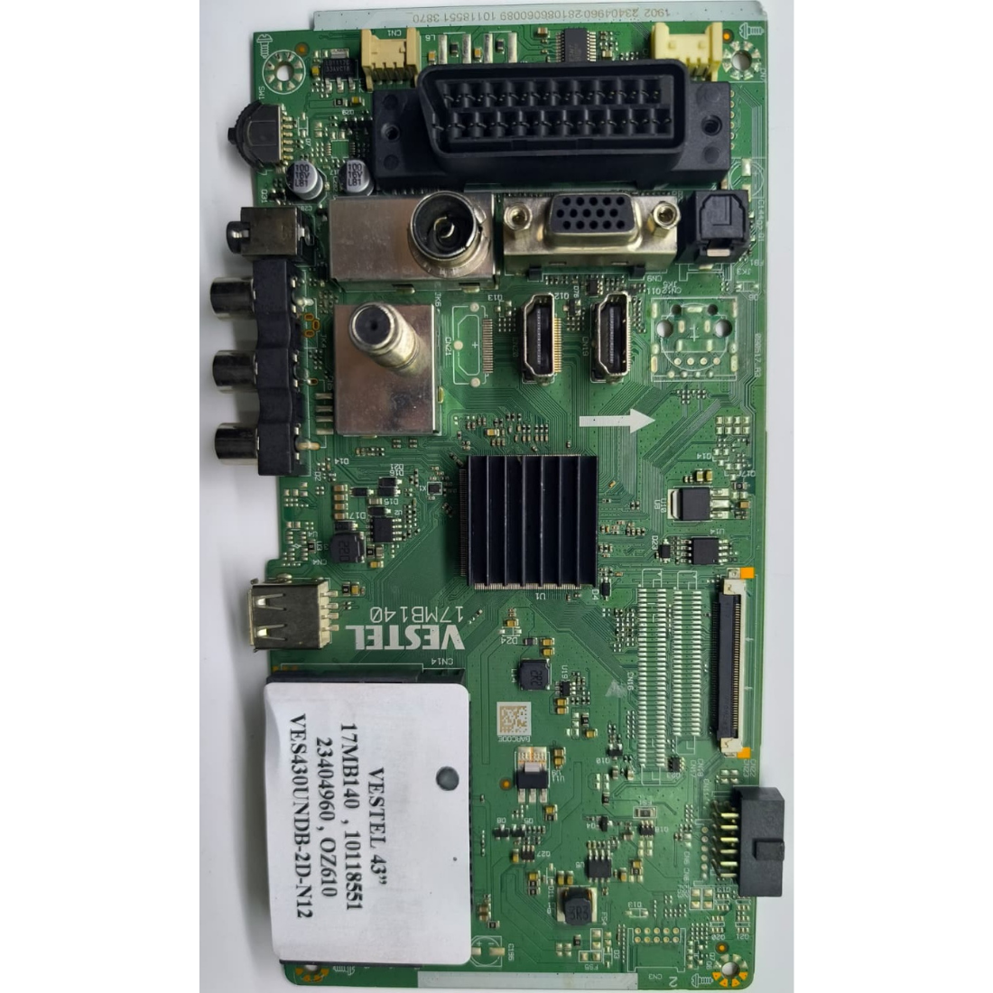 17MB140 , 10118551 , 23404960 , VES430UNDB-2D-N12 , VESTEL 43'' ANAKART