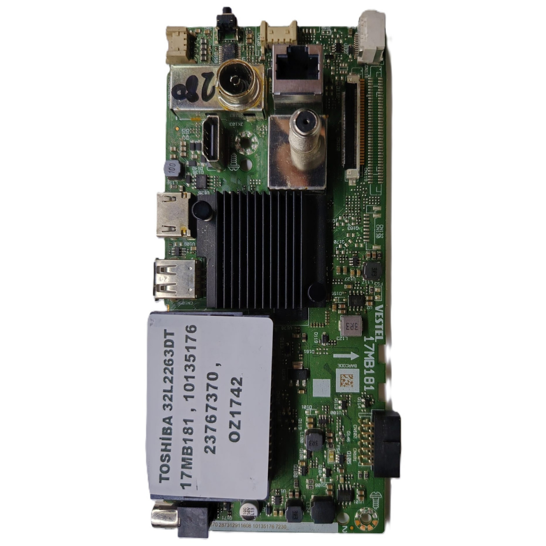 17MB181 , 10135176 , 23767370 , TOSHİBA 32L2263DT MAİNBOARD 