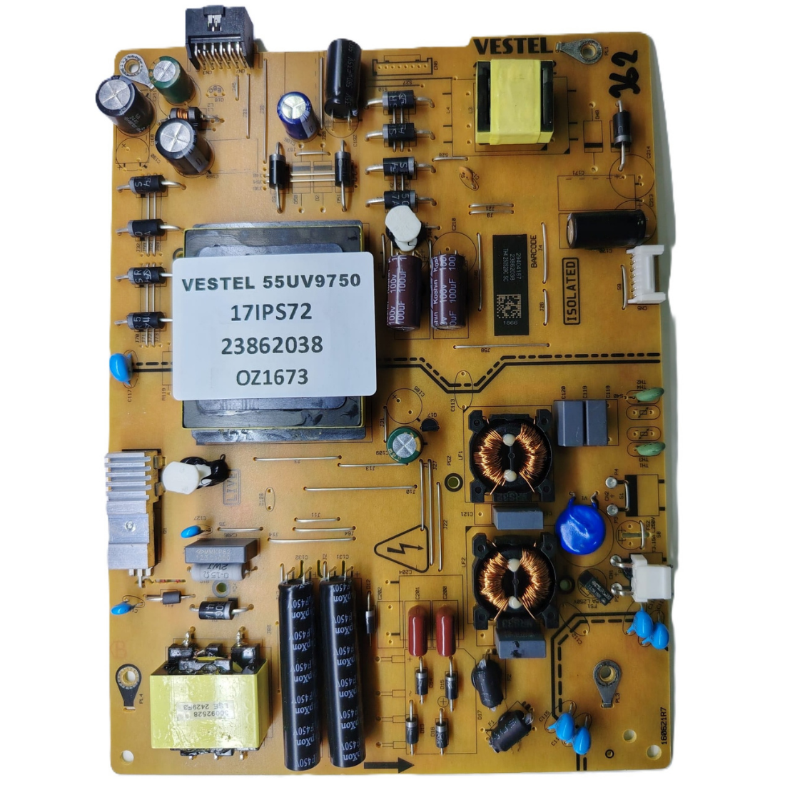 17IPS72 , 23862038 , VESTEL 55UV9750 BESLEME KARTI      