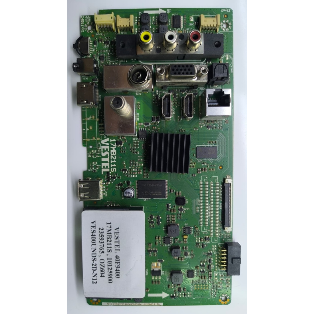 17MB211S , 10125900 , 23593765 , VES400UNDS-2D-N12 , VESTEL 40F9400 ANAKART