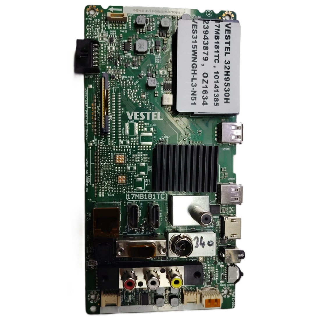 17MB181TC , 10141385 , 23943879 , VES315WNGH-L3-N51 , VESTEL 32H9530H MAİNBOARD  