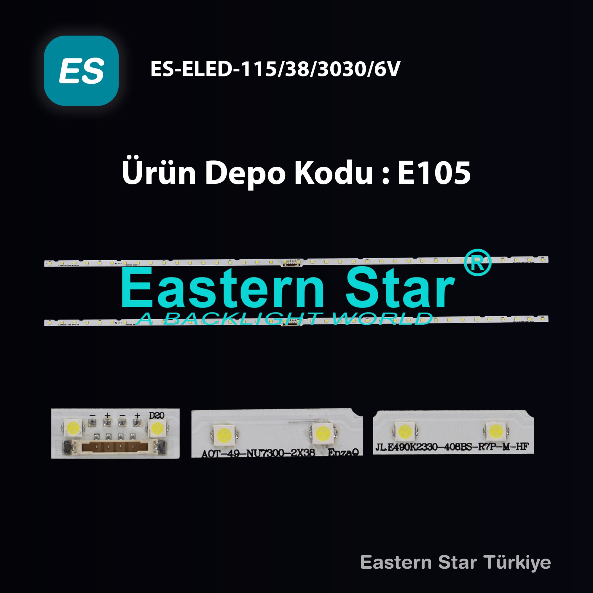 ES-ELED-115, SAMSUNG, UE49NU7100U, UE49NU7300U, UE49RU7100U, UE49RU7300U, UE49NU7500U TV LED BAR, AOT_49_NU7300_NU7100 TV LED BAR, SAMSUNG UE49NU7100U, UE49NU7500U, UE49RU7100U, UE49RU7300U LED BAR , AOT_49_NU7300_NU7100 STS49081_38LEDS BN96-45953A, BN96-45953B