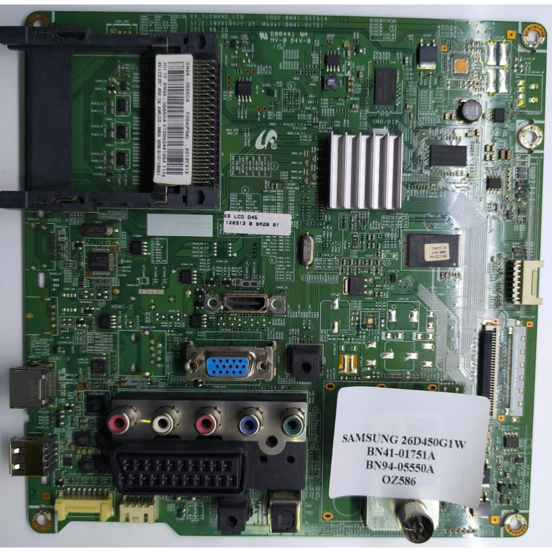 BN94-05550A , BN41-01751A , SAMSUNG 26D450G1W ANAKART