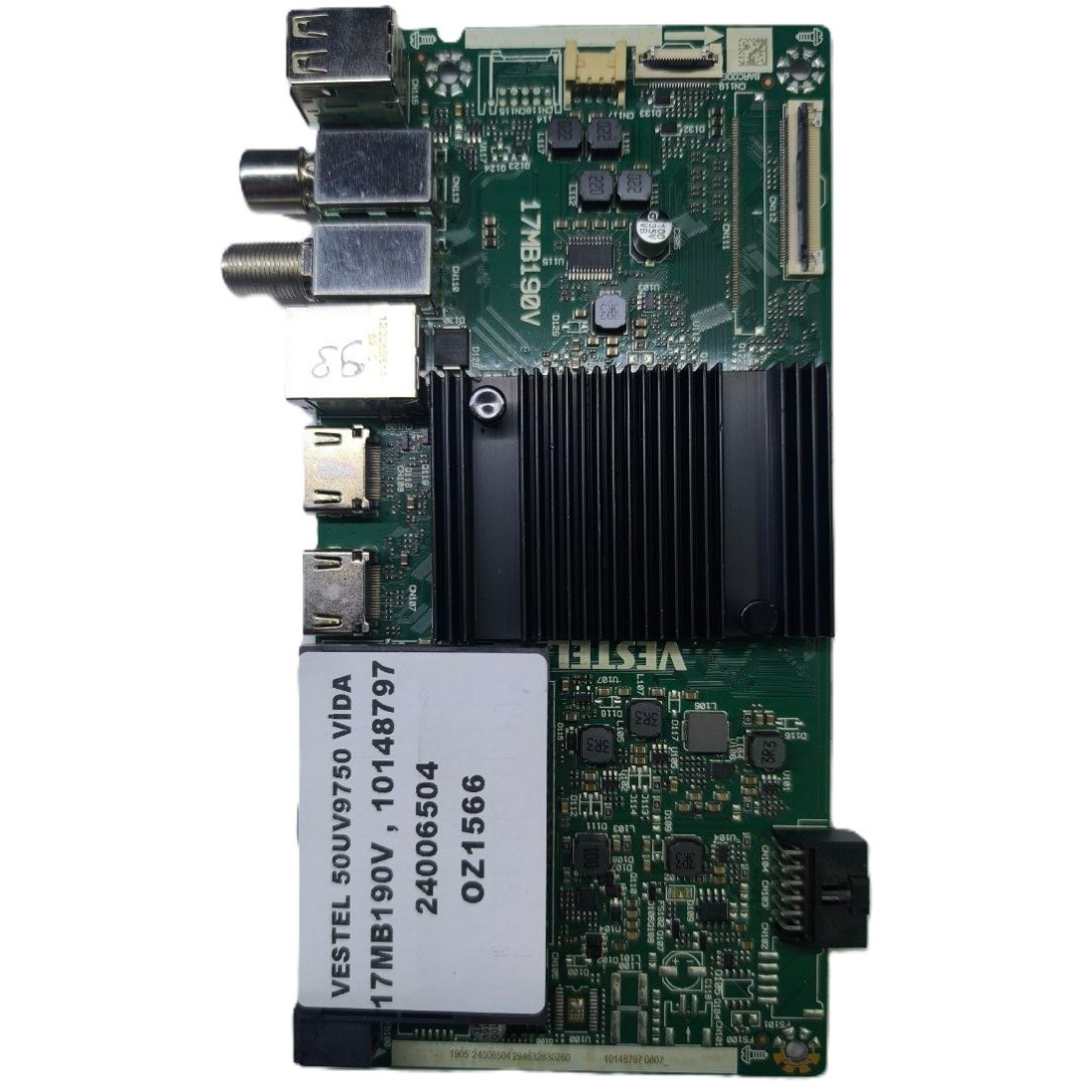  17MB190V , 10148797 , 24006504 , VESTEL 50UV9750 MAİNBOARD VİDA 