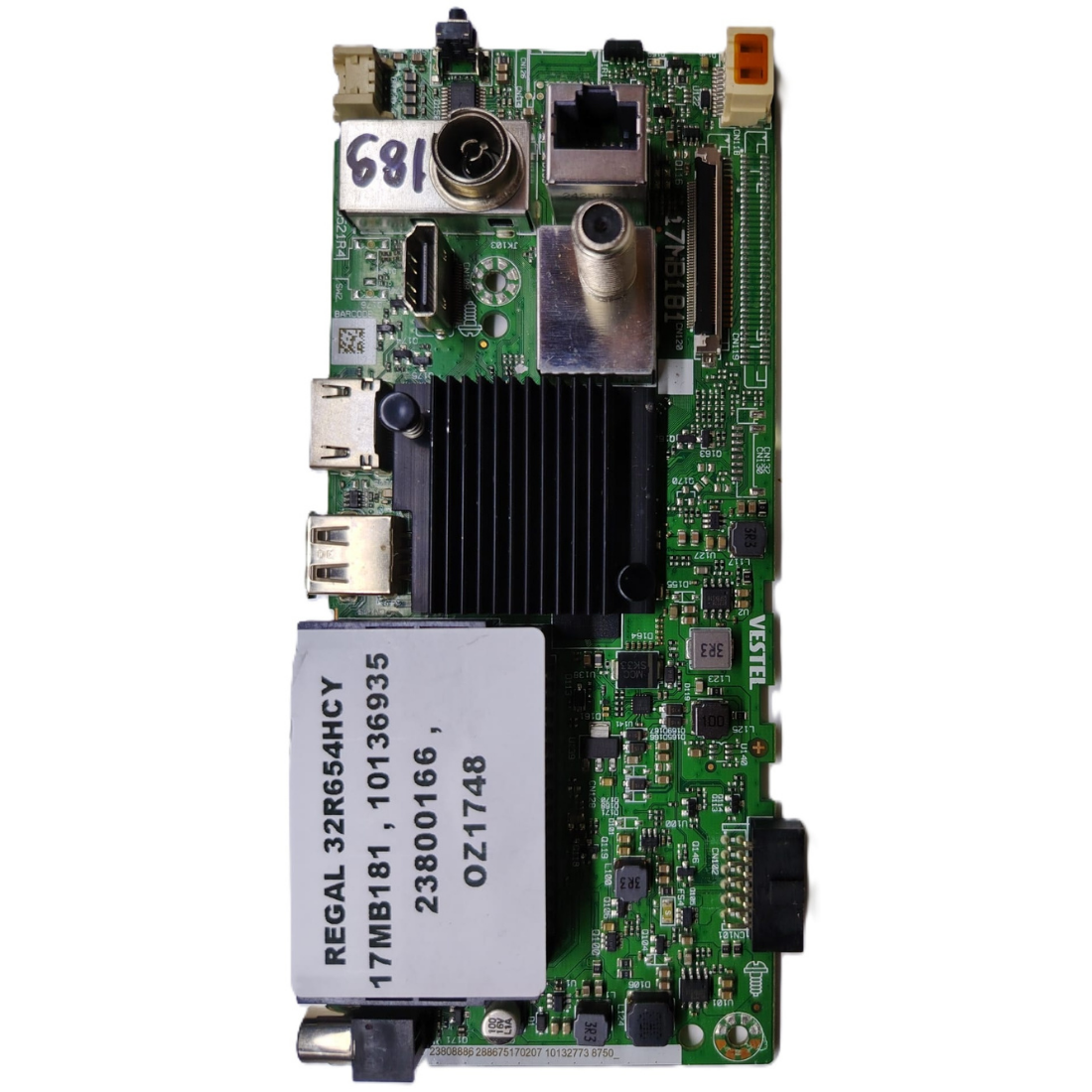 17MB181 , 10136935 , 23800166 , REGAL 32R654HCY MAİNBOARD  