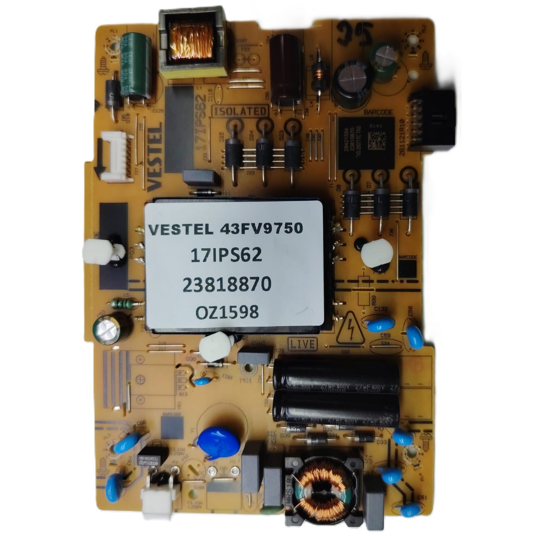  17IPS62 , 23818870 ,  VESTEL 43FV9750 BESLEME KARTI 