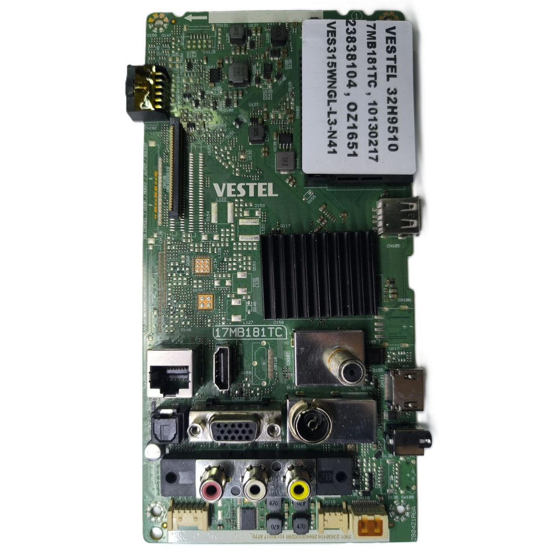 17MB181TC , 10130217 , 23838104 , VES315WNGL-L3-N41 , VESTEL 32H9510 MAİNBOARD