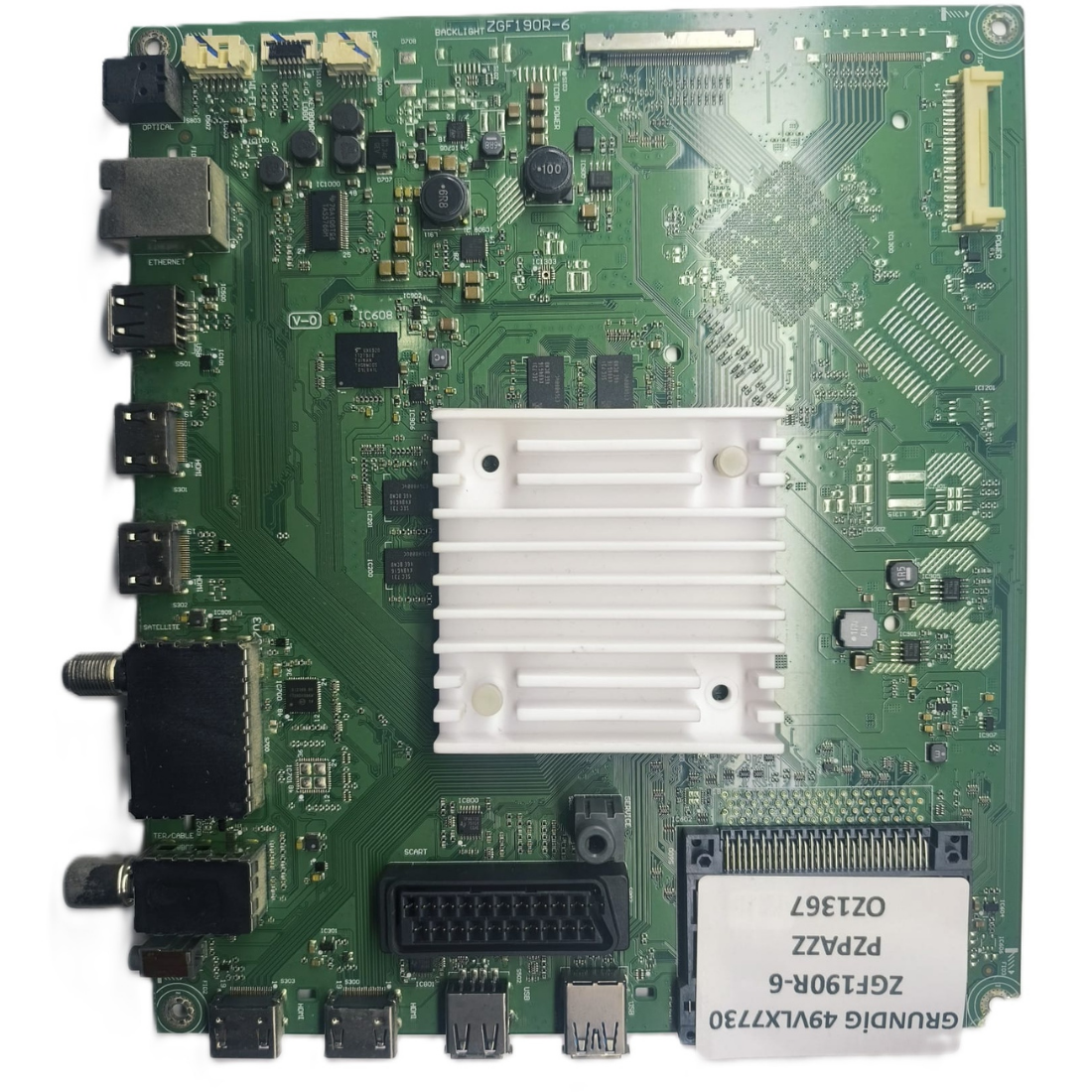 ZGF190R-5 , PZPAZZ , GRUNDİG 49VLX7730 MAİNBOARD