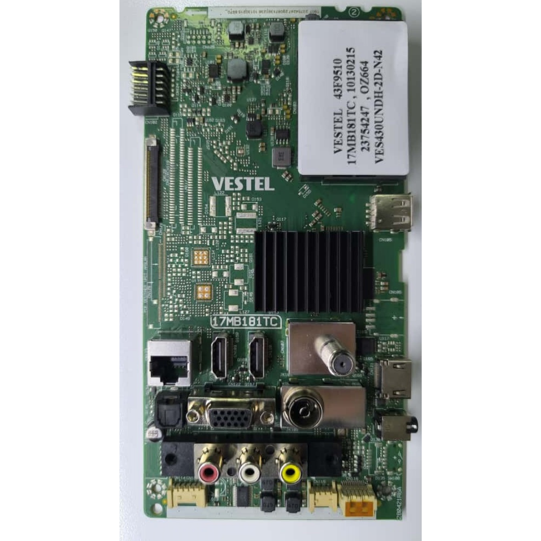 17MB181TC , 10130215 , 23754247 , VES430UNDH-2D-N42 , VESTEL 43F9510 MAINBOARD
