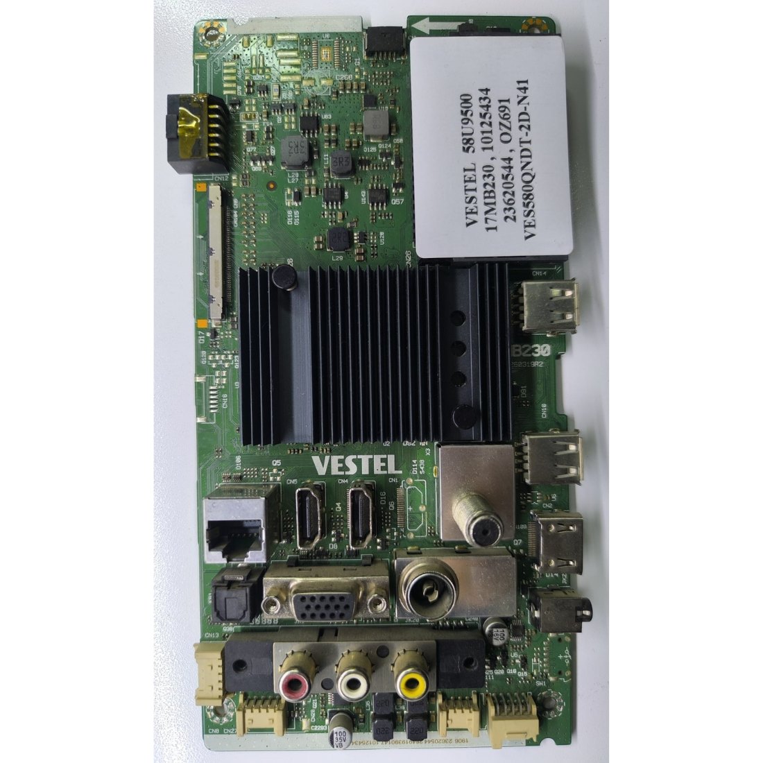 17MB230 , 10125434 , 23620544 , VES580QNDT-2D-N41 , VESTEL 58U9500 MAINBOARD