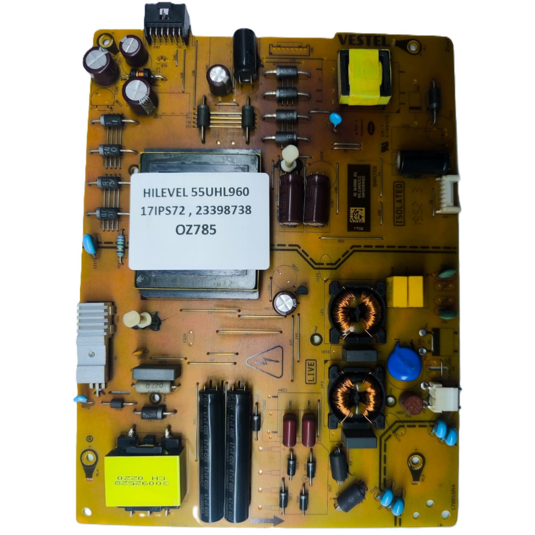 17IPS72 , 23398738 , HILEVEL 50UHL960 BESLEME