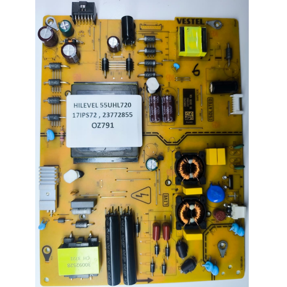 17IPS72 , 23772855 , HILEVEL 55UHL720 BESLEME