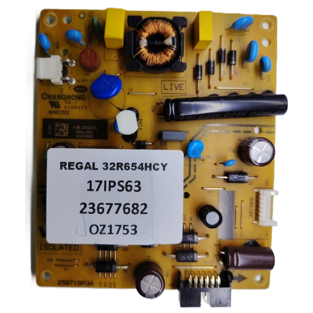 17IPS63 , 23677682 , REGAL 32R654HCY BESLEME KARTI 