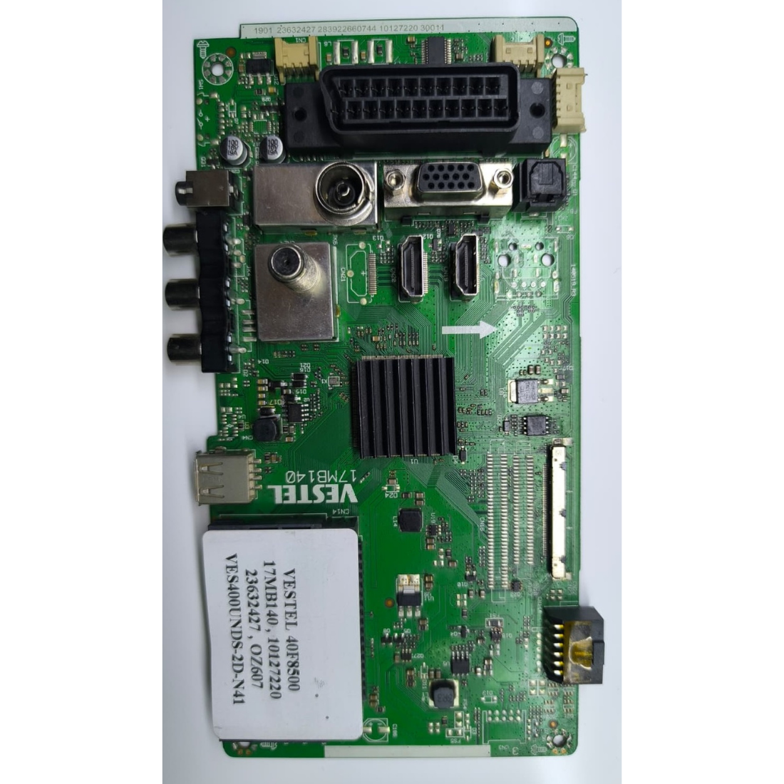 17MB140 , 10127220 , 23632427 , VES400UNDS-2D-N41 , VESTEL 40F8500 ANAKART