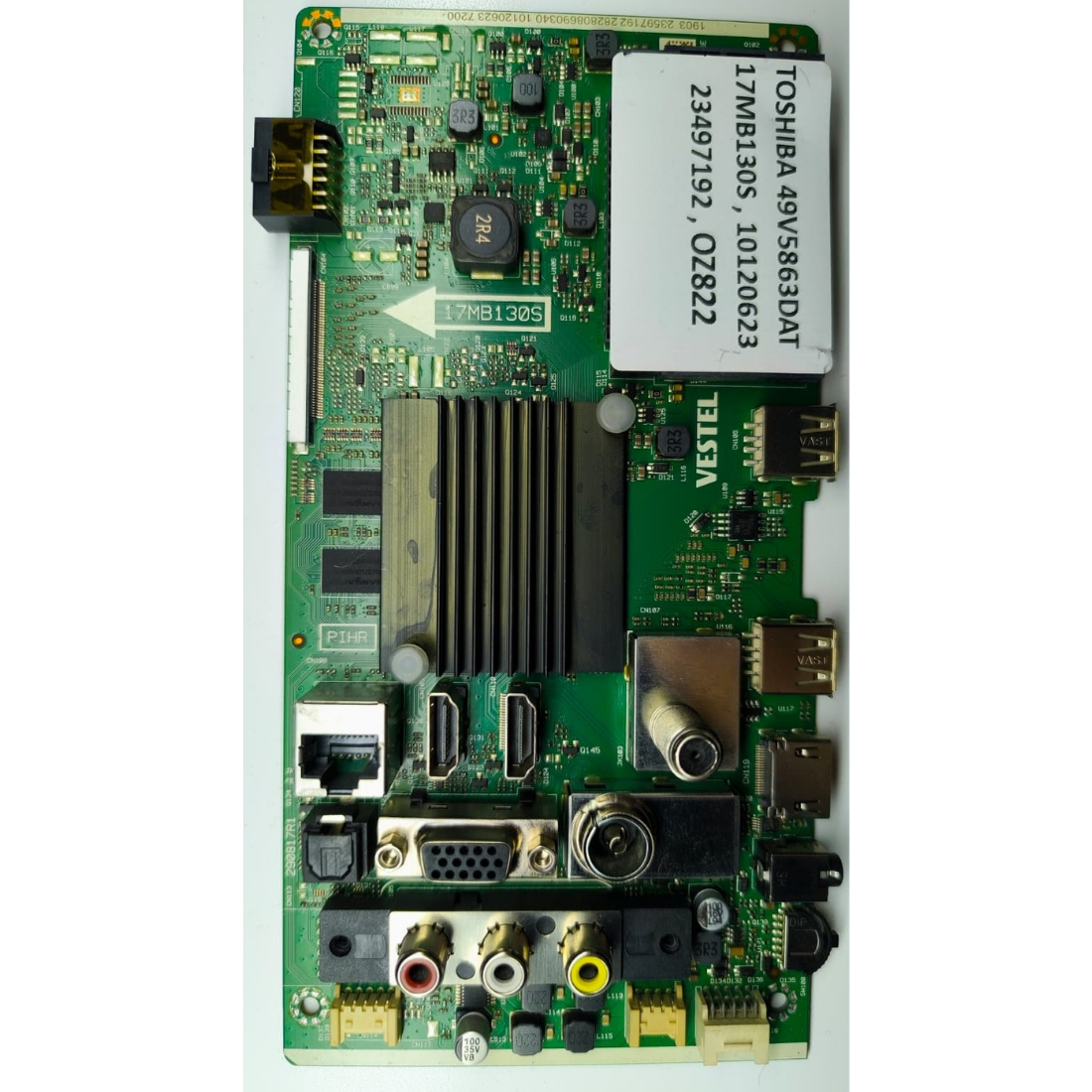 17MB130S , 10120623 , 23497192 , TOSHIBA 49V5863DAT MAINBOARD
