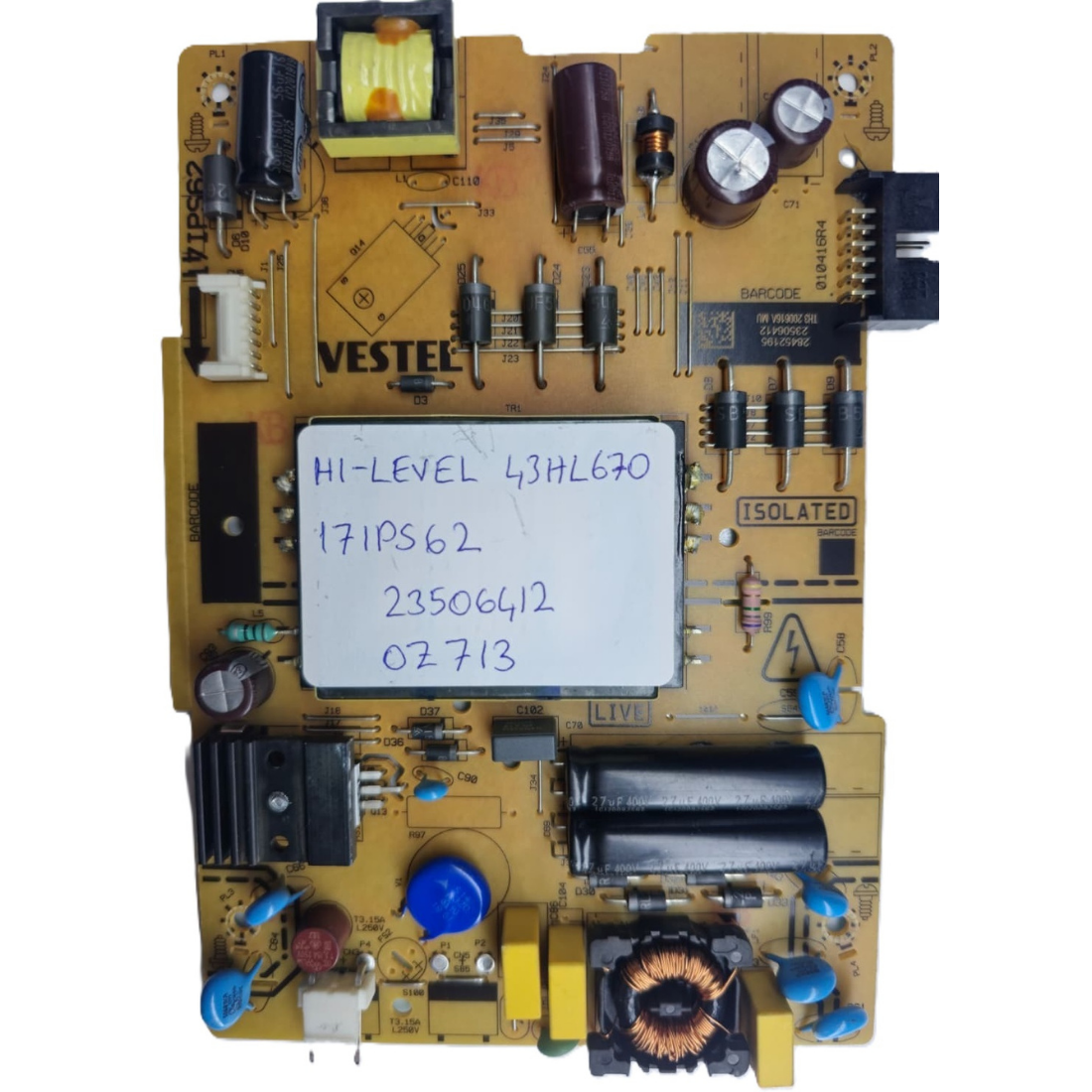 17IPS62 , 23506412 , HI-LEVEL 43HL670 BESLEME