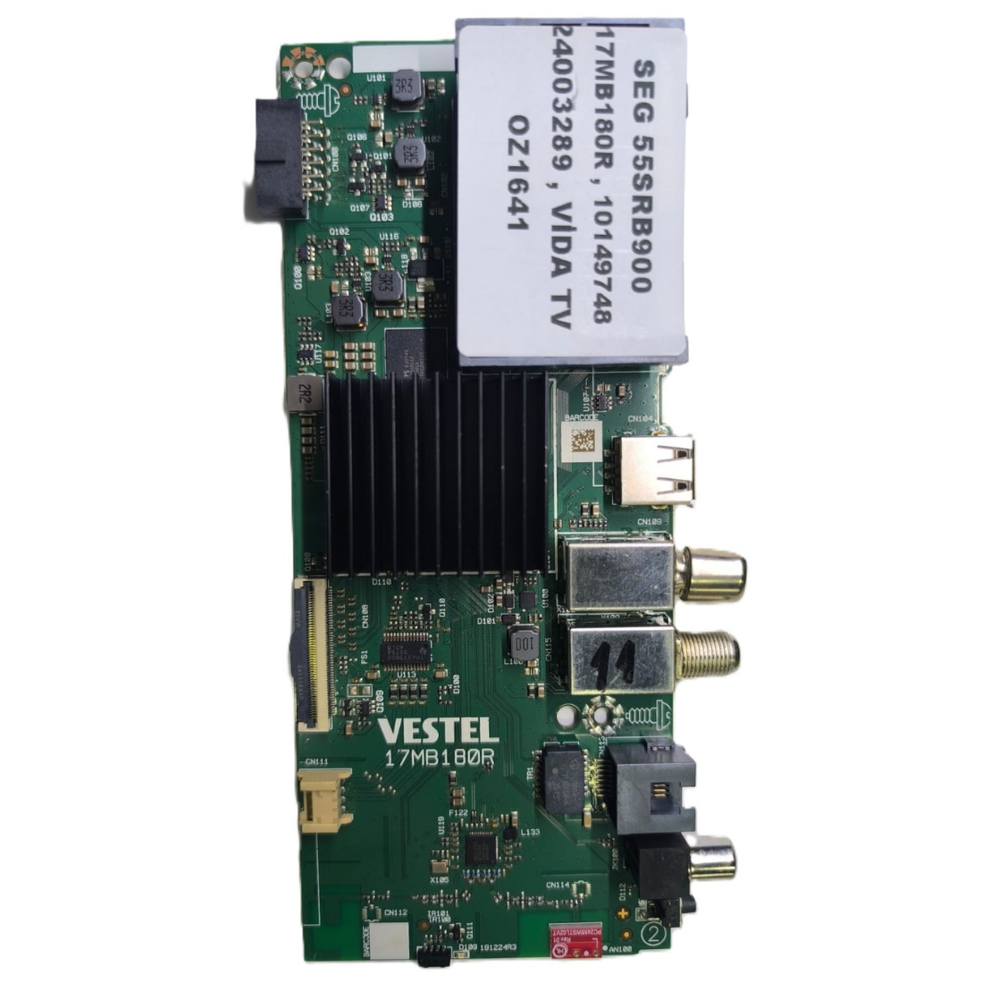 17MB180R , 10149748 , 24003289 , VİDA TV , SEG 55SRB900 MAİNBOARD 