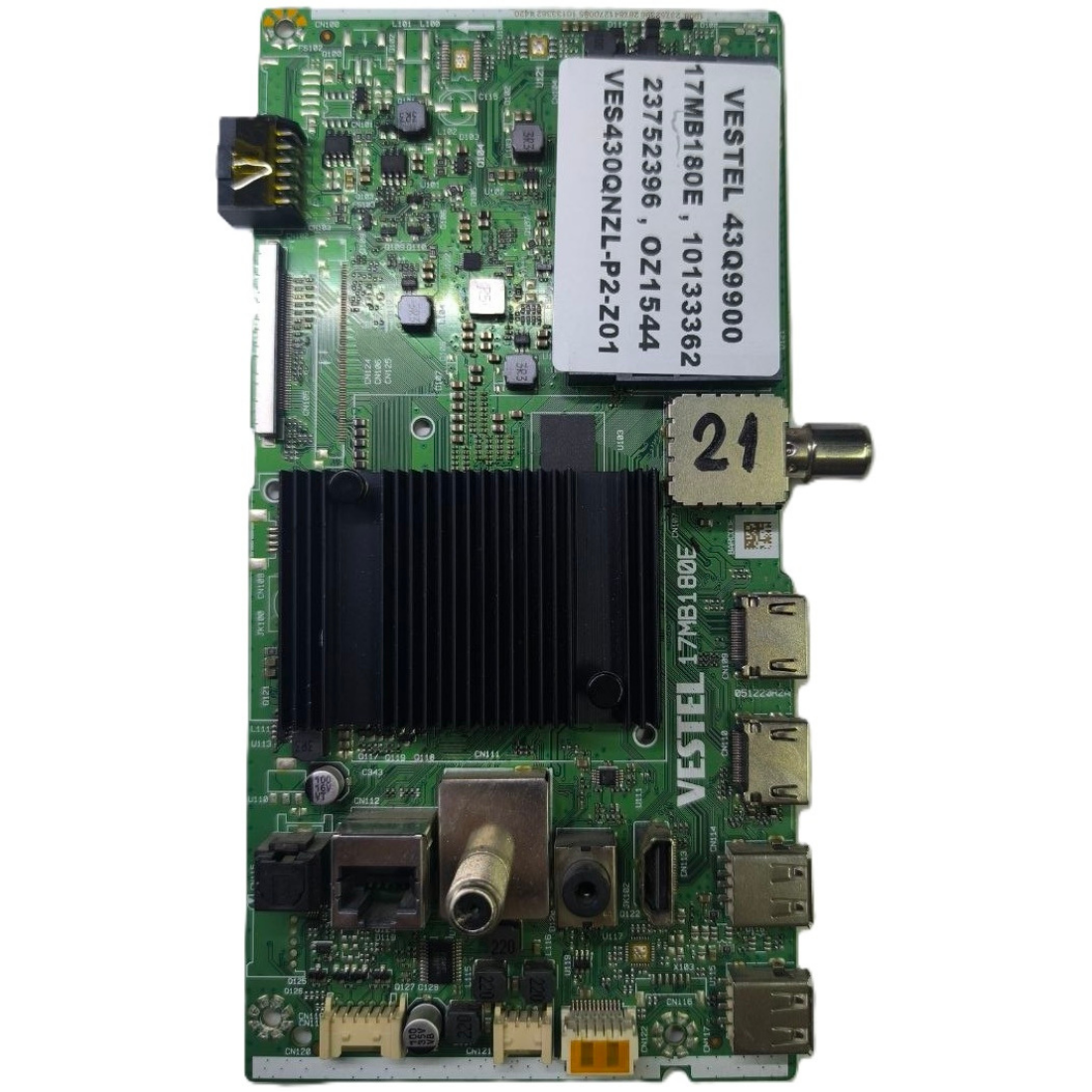 17MB180E , 10133362 , 23752396 , VES430QNZL-P2-Z01 , VESTEL 43Q9900 MAİNBOARD 