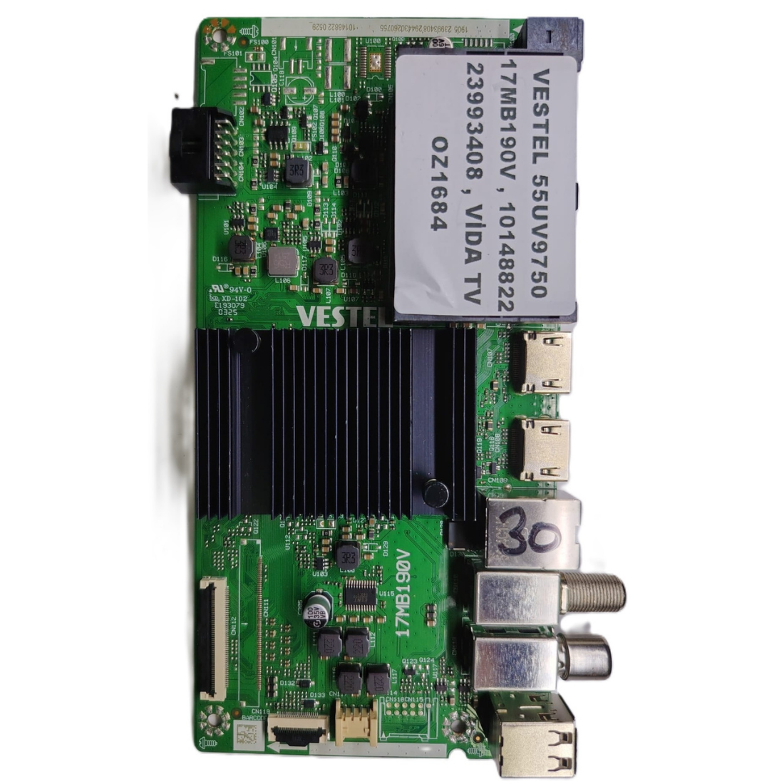 17MB190V , 10148822 , 23993408 , VİDA TV , VESTEL 55UV9750 MAİNBOARD            