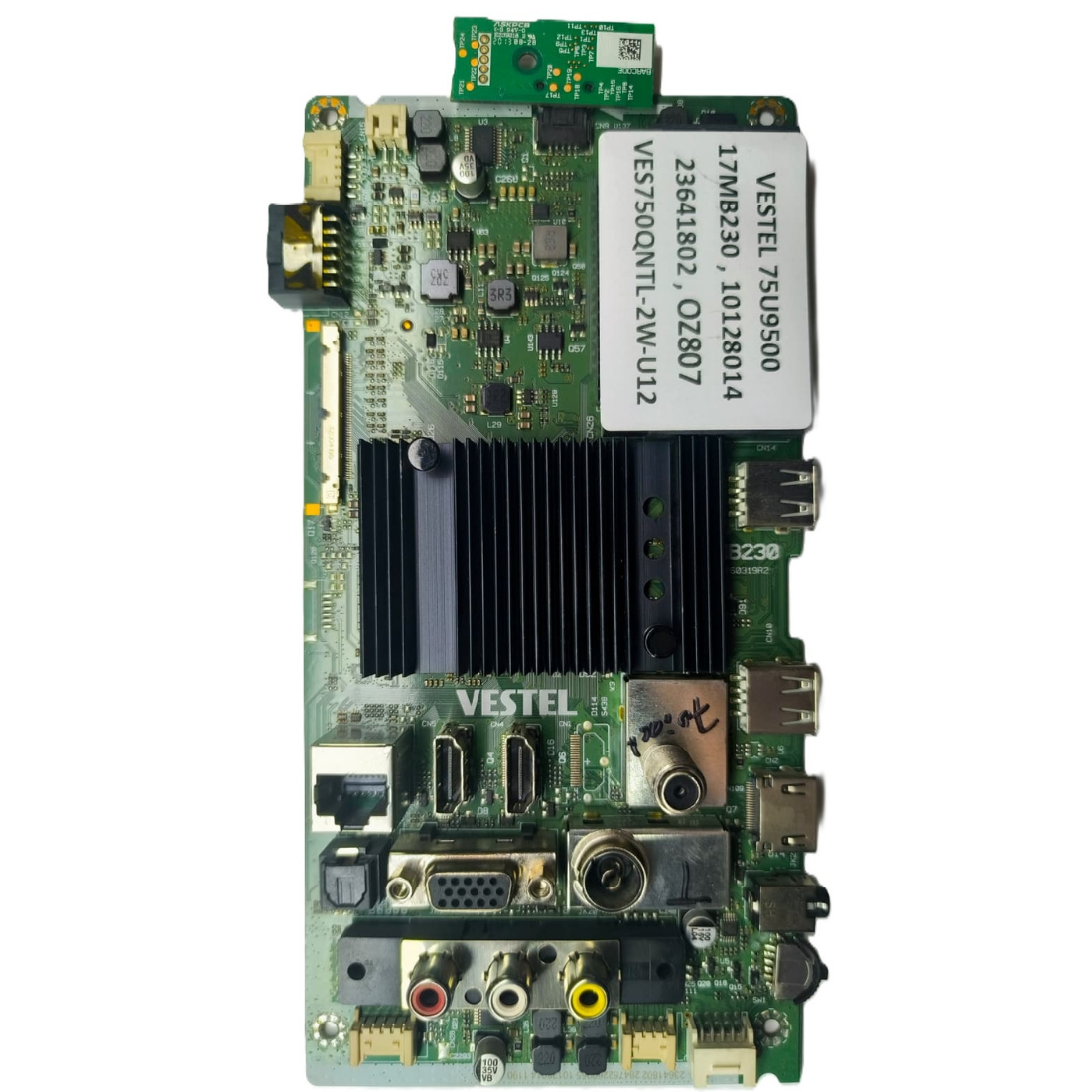 17MB230 , 10128014 , 23641802 , VES750QNTL-2W-U12 , VESTEL 75U9500 MAINBOARD