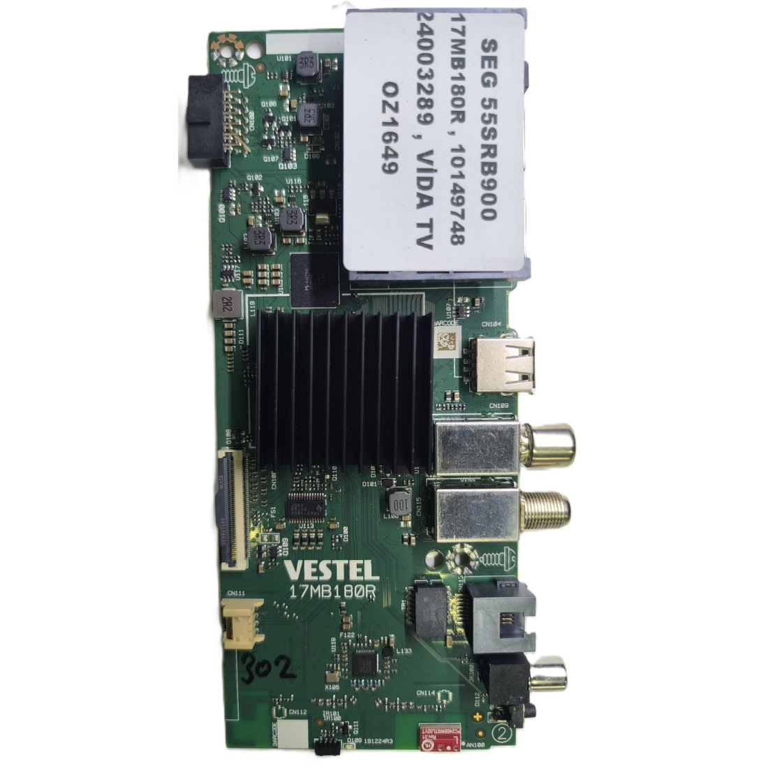 17MB180R , 10149748 , 24003289 , VİDA TV , SEG 55SRB900 MAİNBOARD 