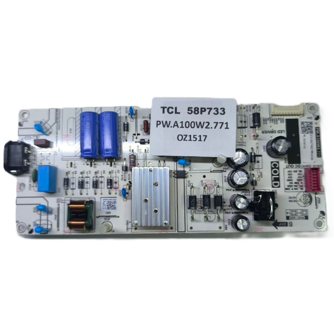PW.A100W2.771 , TCL 58P733 BESLEME KARTI 