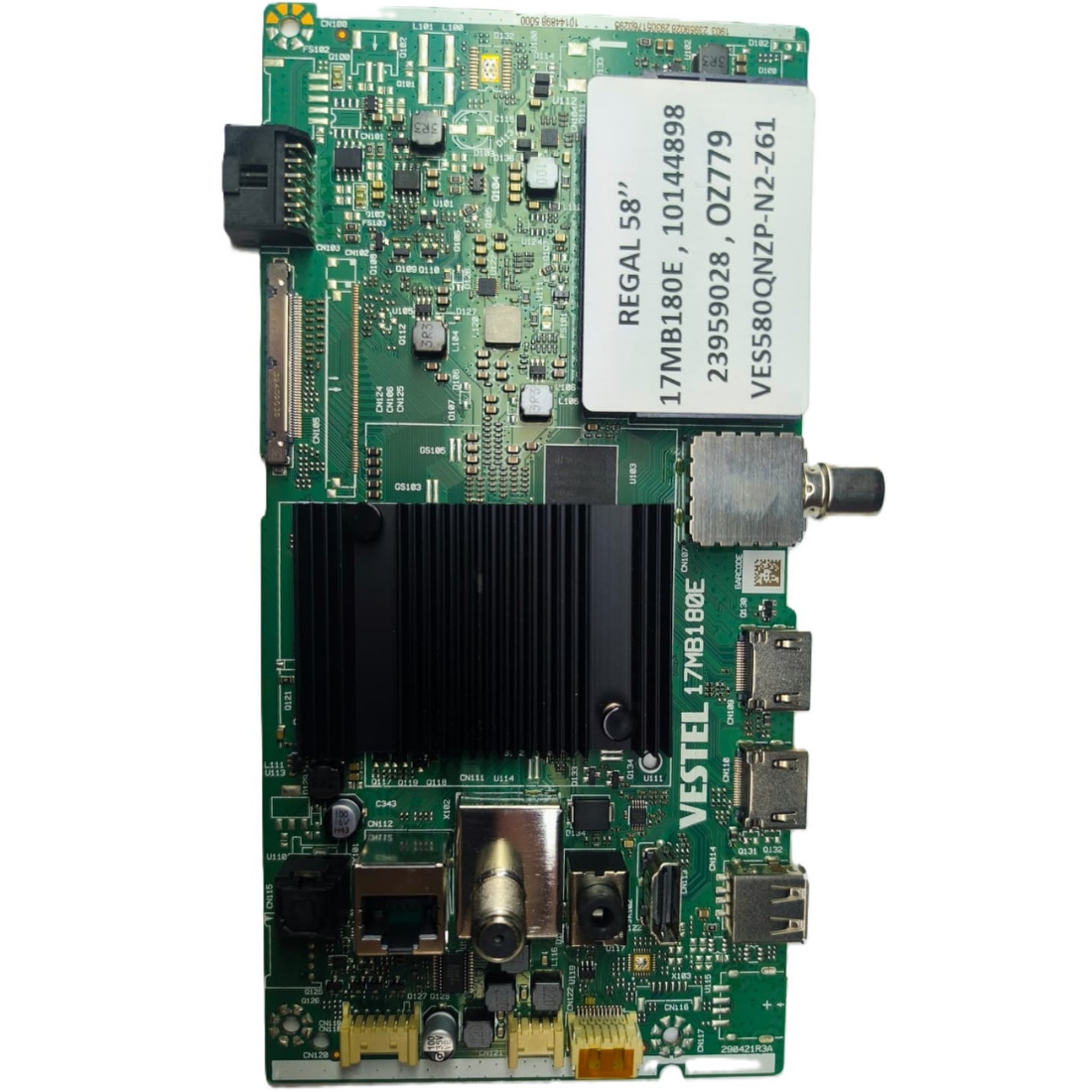 17MB180E , 10144898 , 23959028 , VES580QNZP-N2-Z61 , REGAL 58'' MAINBOARD