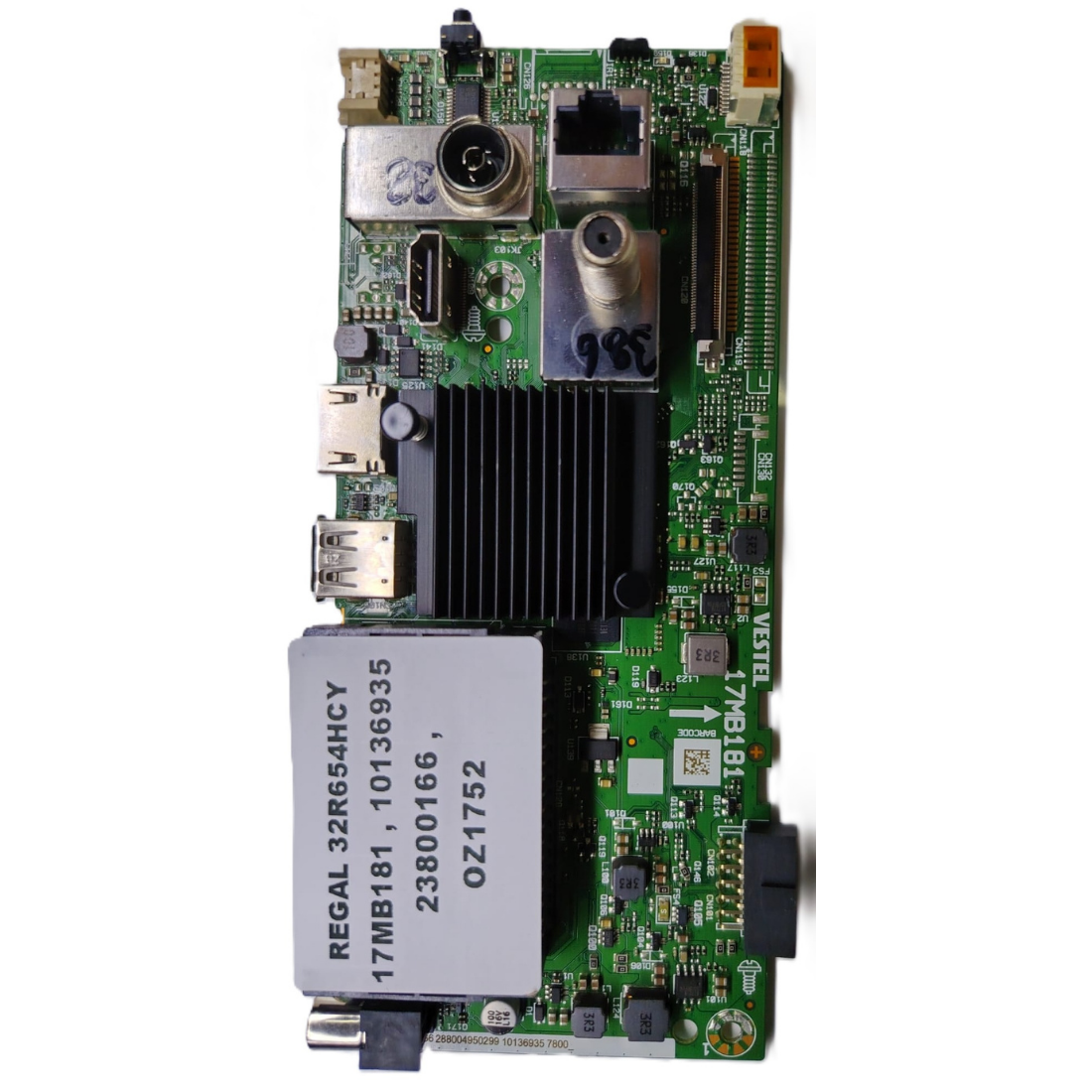 17MB181 , 10136935 , 23800166 , REGAL 32R654HCY MAİNBOARD 