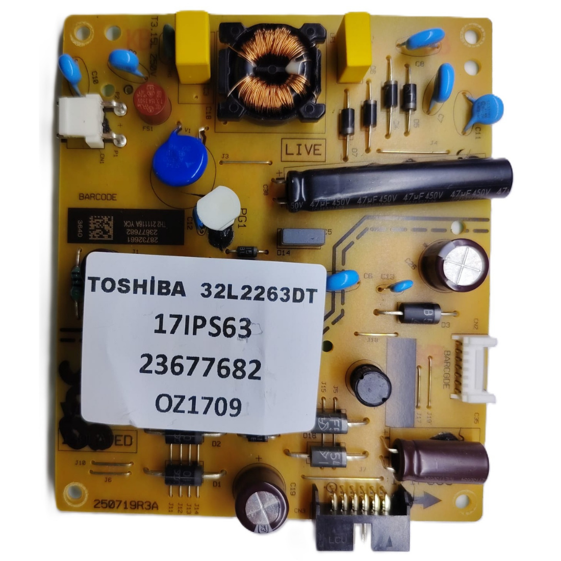 17IPS63 , 23677682 , TOSHİBA  32L2263DT MAİNBOARD   