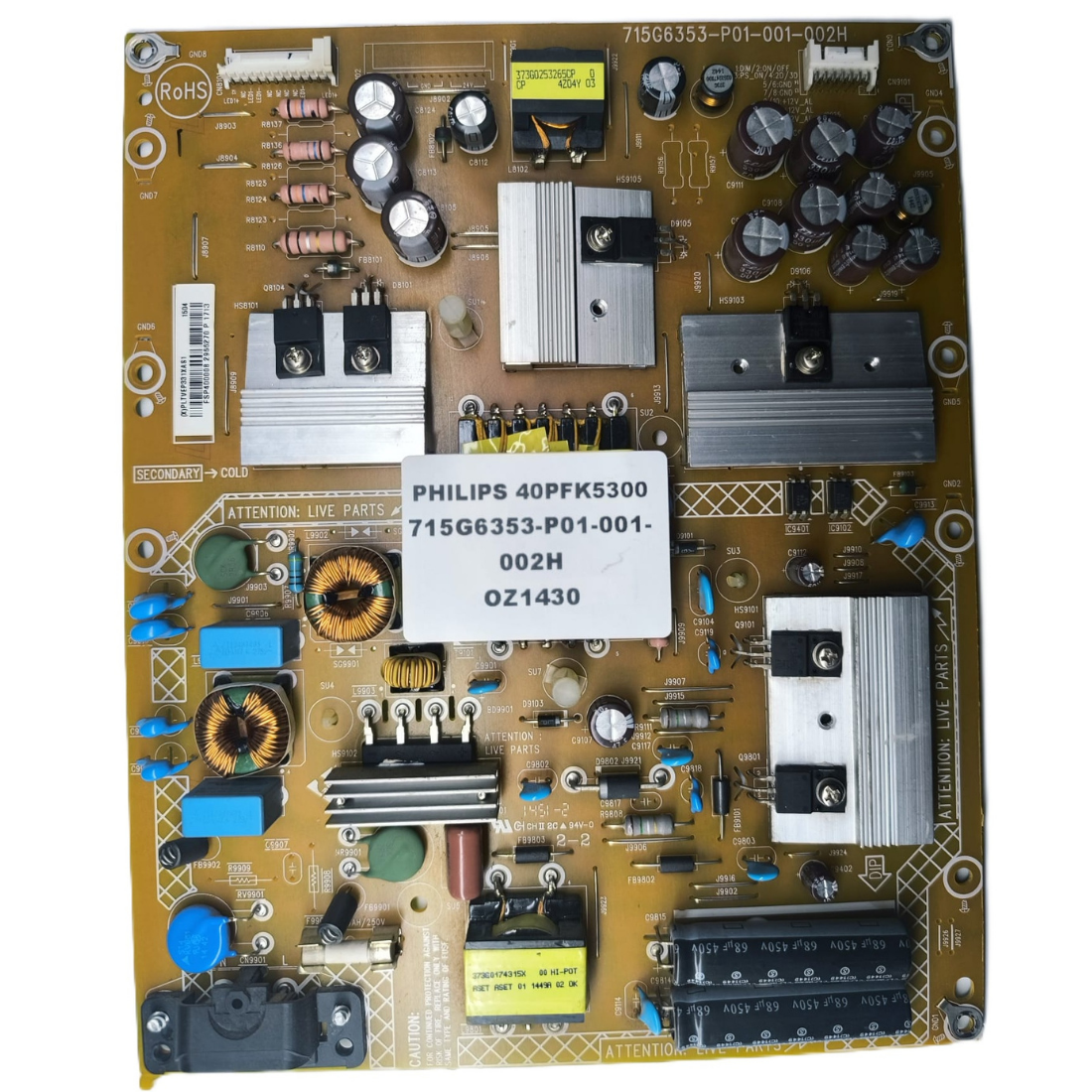 715G6353-P01-001-002H , PHILIPS 40PFK5300 BESLEME