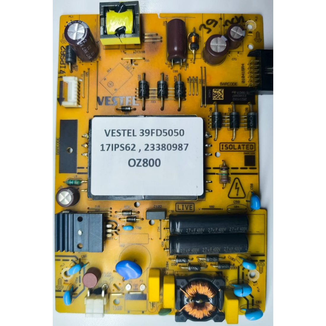 17IPS62 , 23380987 , VESTEL 39FD5050 BESLEME