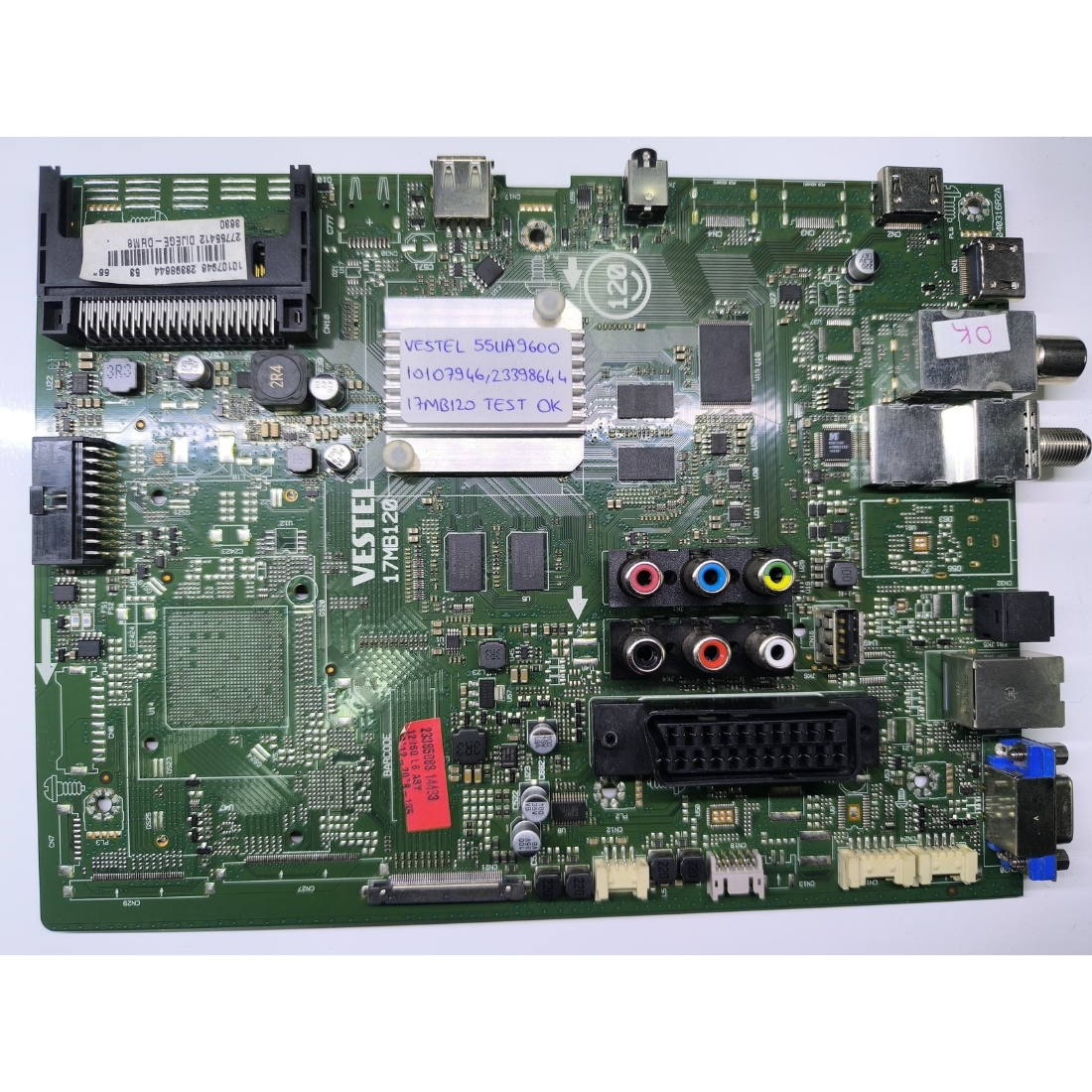 17MB120 , 10107946 , 23398644 , VESTEL 55UA9600 MAİNBOARD