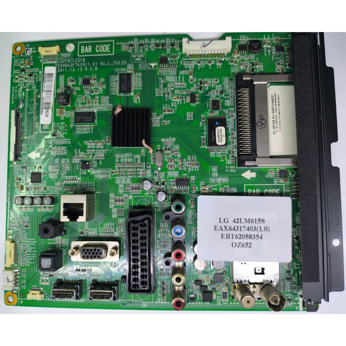 EAX64317403 (1.0) , EBT62058354 , LG42LM615S ANAKART